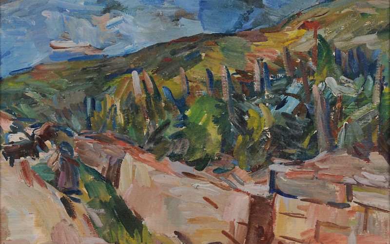 Südliche Landschaft von Manfred Henninger