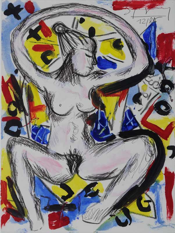 Frauenakt 1985 von Stefan Szczesny