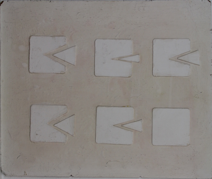 Collage von Herbert Zangs